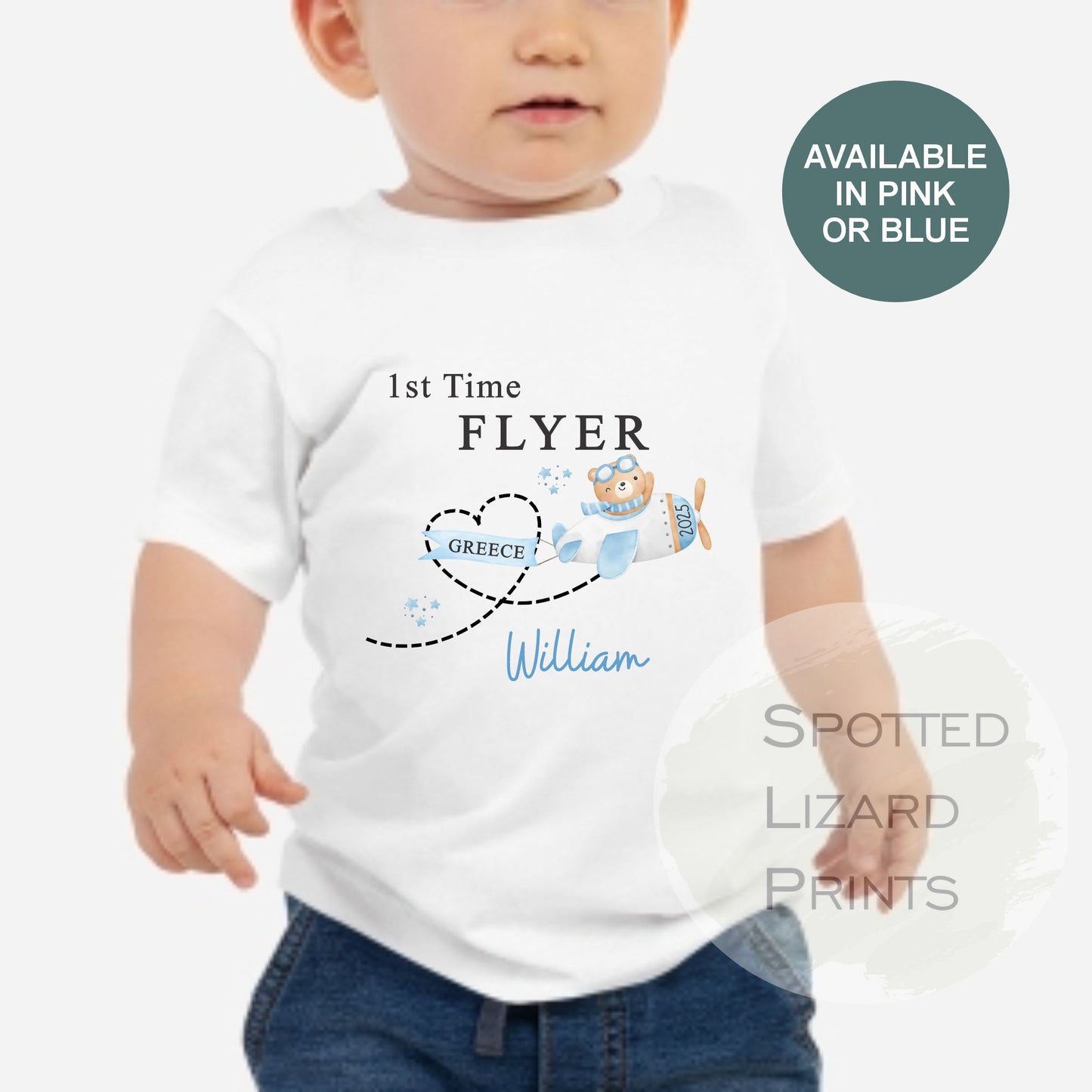 Personalised My First Flight Sweatshirt, First Time Flyer Sleepsuit, 1st Holiday Vest, Babies 1st Holiday, First Time Flyer, First Holiday