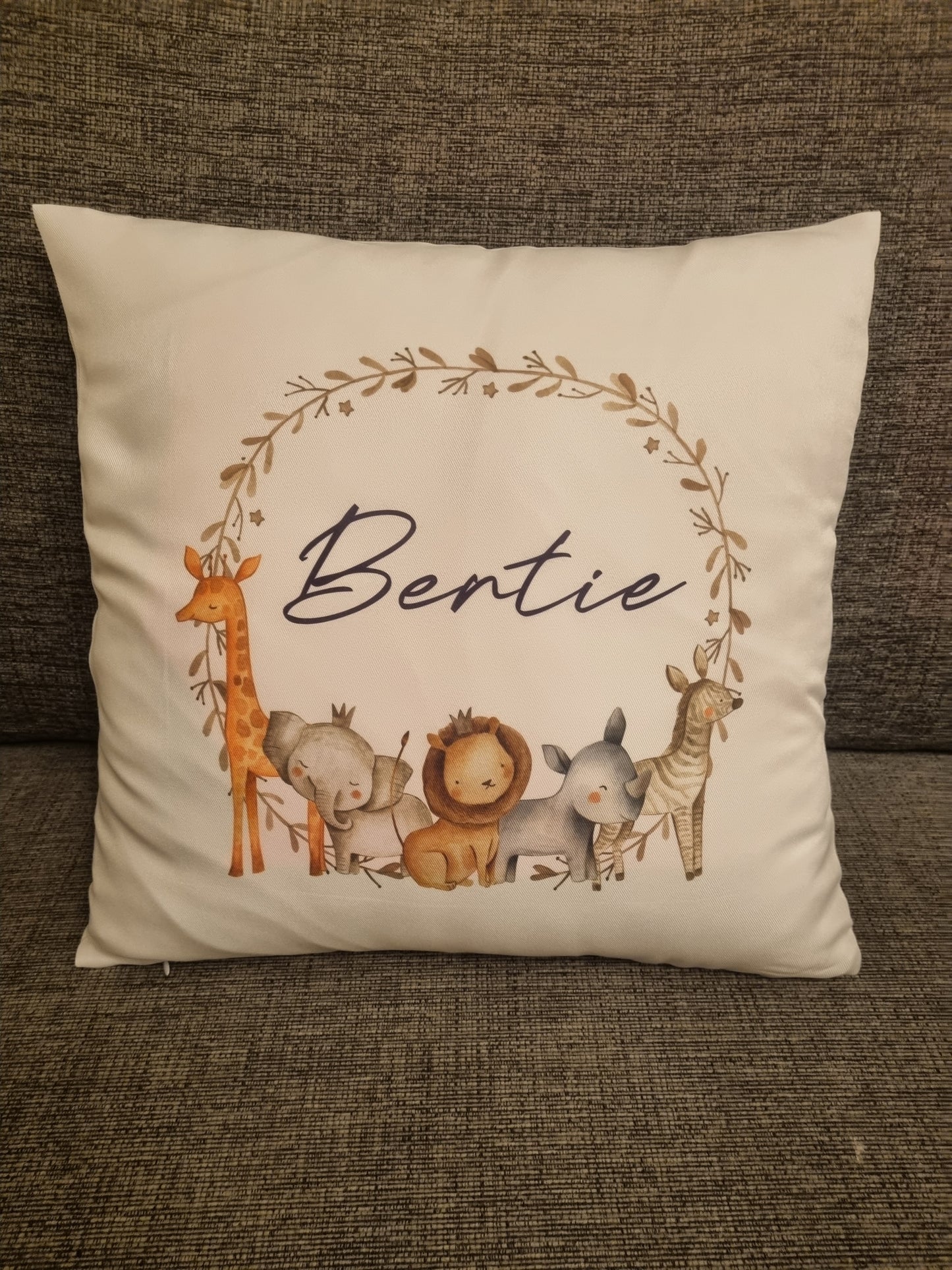 Baby cushion. Personalised new Baby Gift.