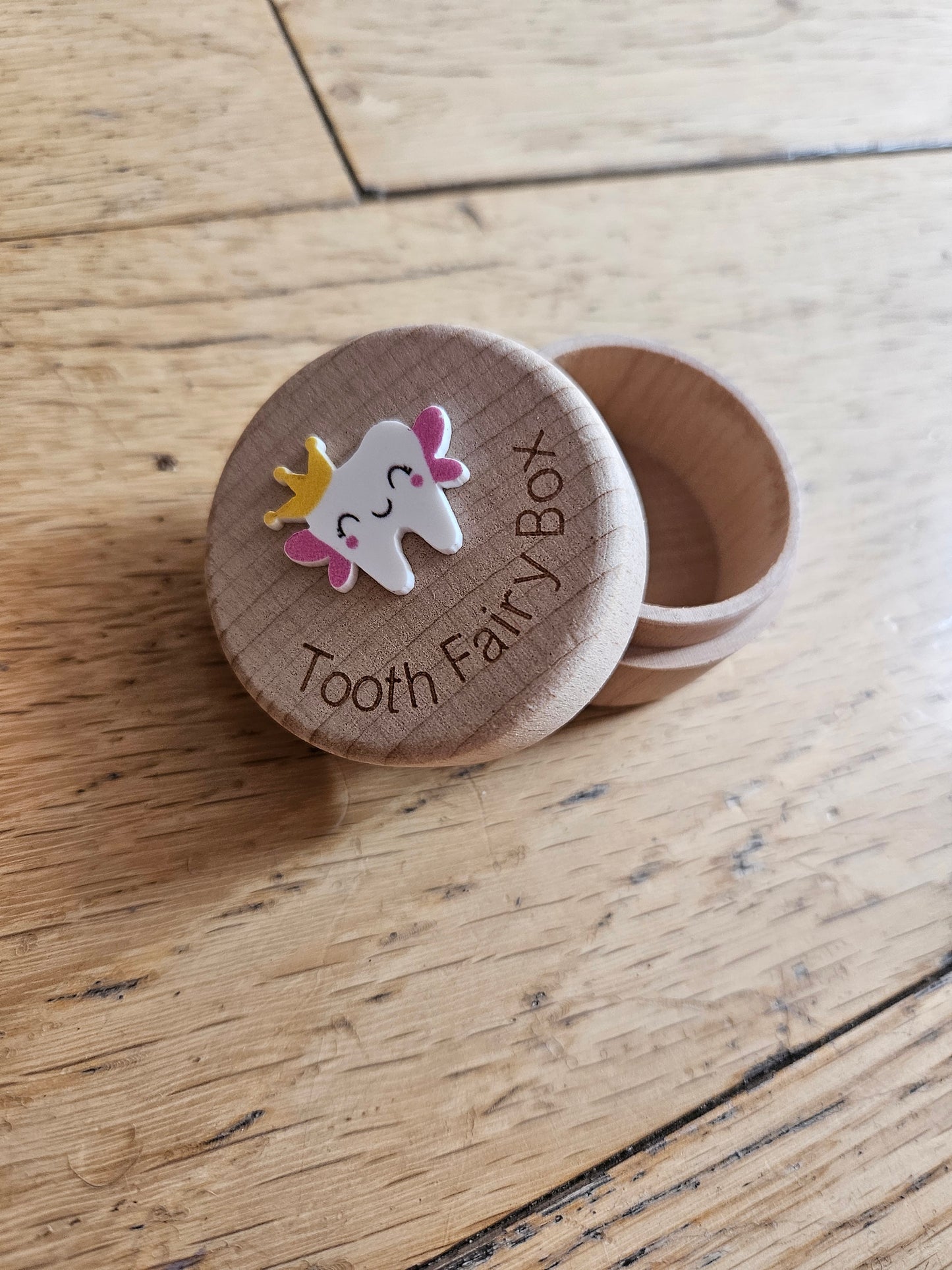 Tooth Fairy Box, Wooden Tooth Fairy Coin Box, Boy Girl Children Wooden Tooth Box Keepsakes, New Baby Shower Gifts for Her, Gift for Him