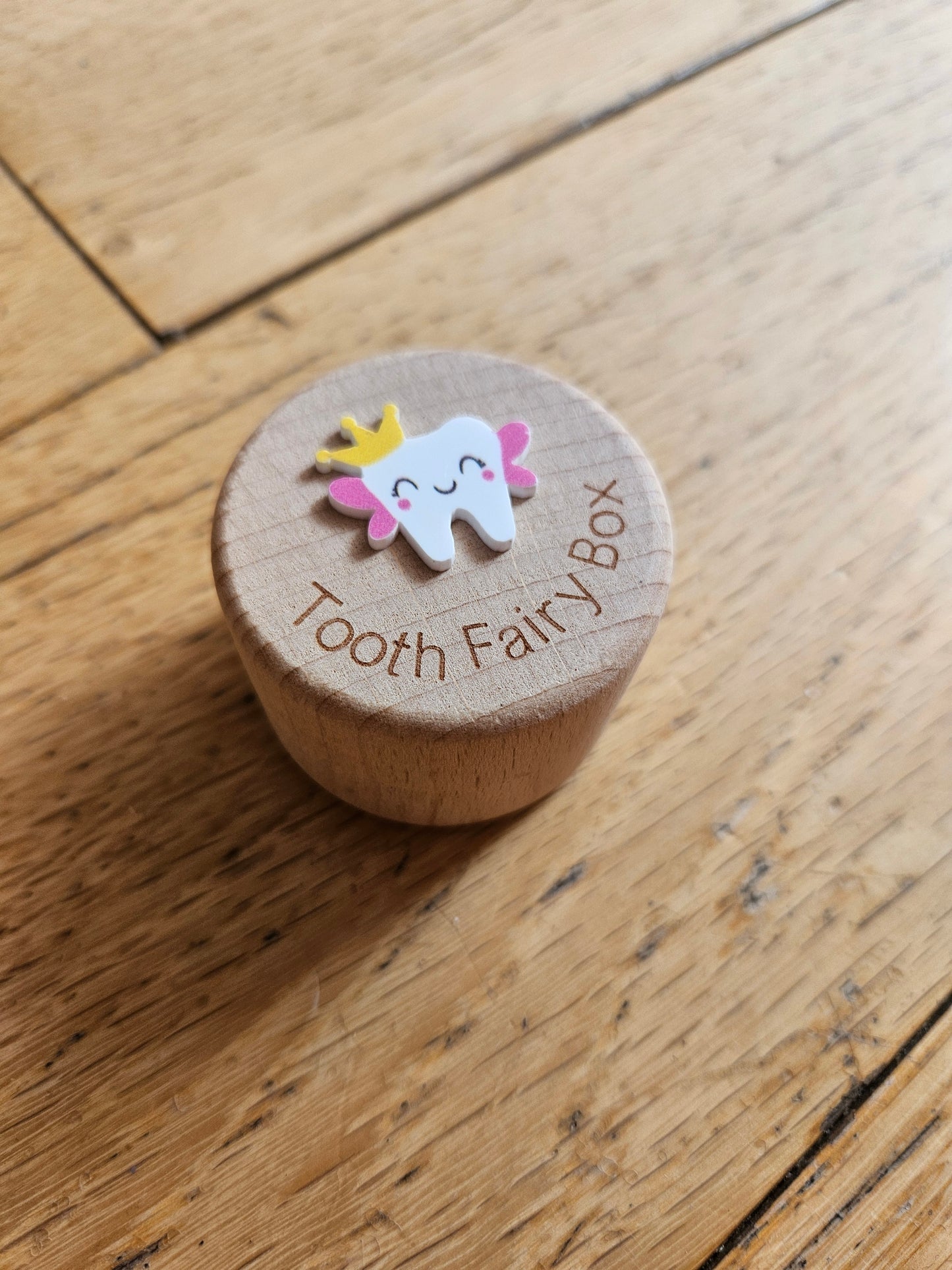 Tooth Fairy Box, Wooden Tooth Fairy Coin Box, Boy Girl Children Wooden Tooth Box Keepsakes, New Baby Shower Gifts for Her, Gift for Him