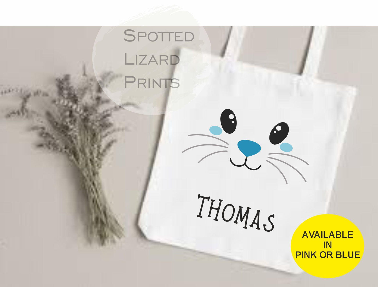 Easter Gift Bag. Easter Egg Hunt. Children's easter egg bag. Personalised Easter Bag.