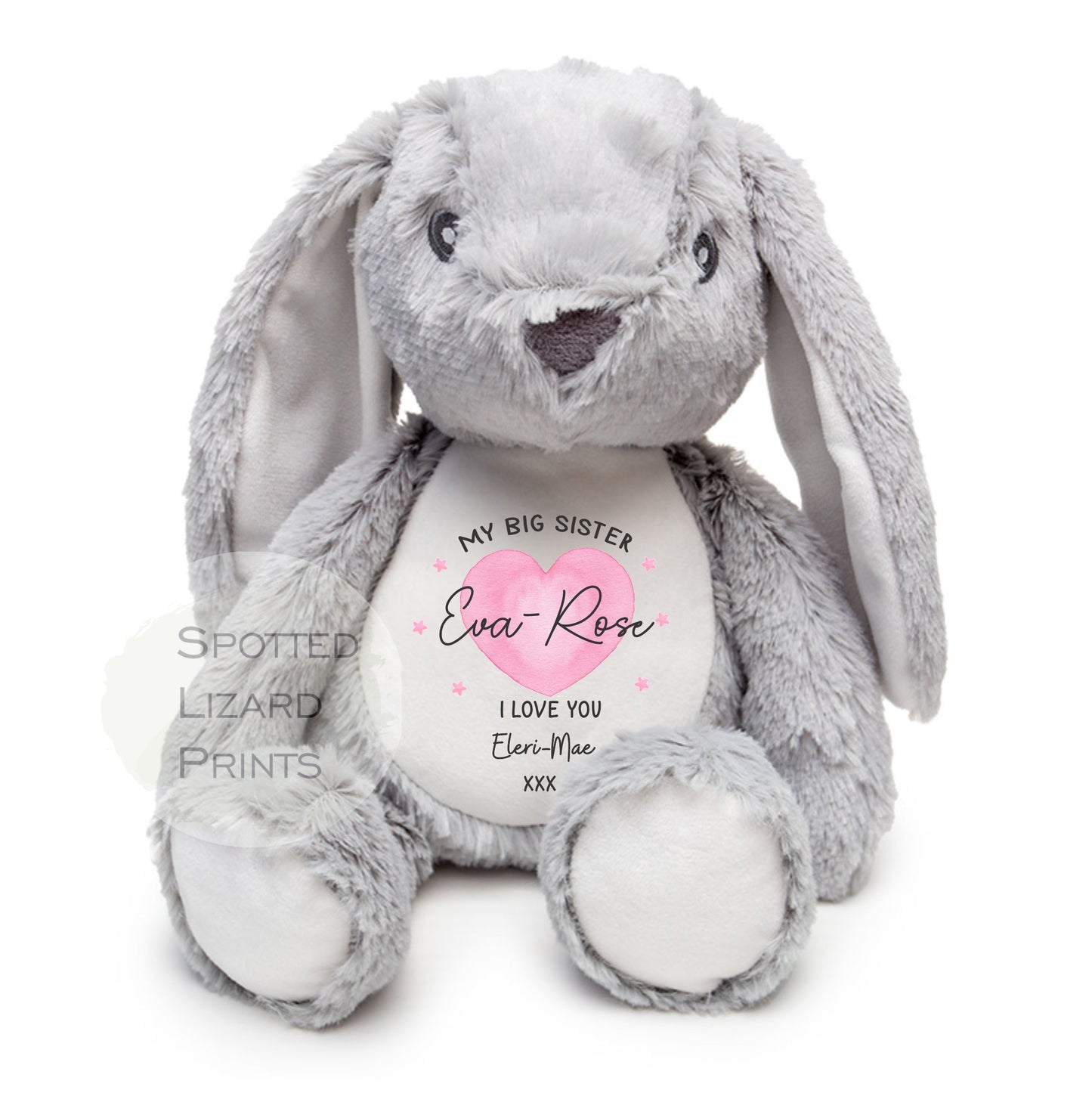 Sibling Teddy. Gift for brothers and sisters. Soft toy for kids. Personalised Gift for kids.