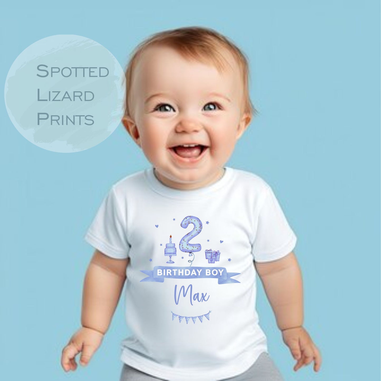 My 1st Birthday. Girls personalised Birthday T-Shirt. White T-Shirt personalised with a name.