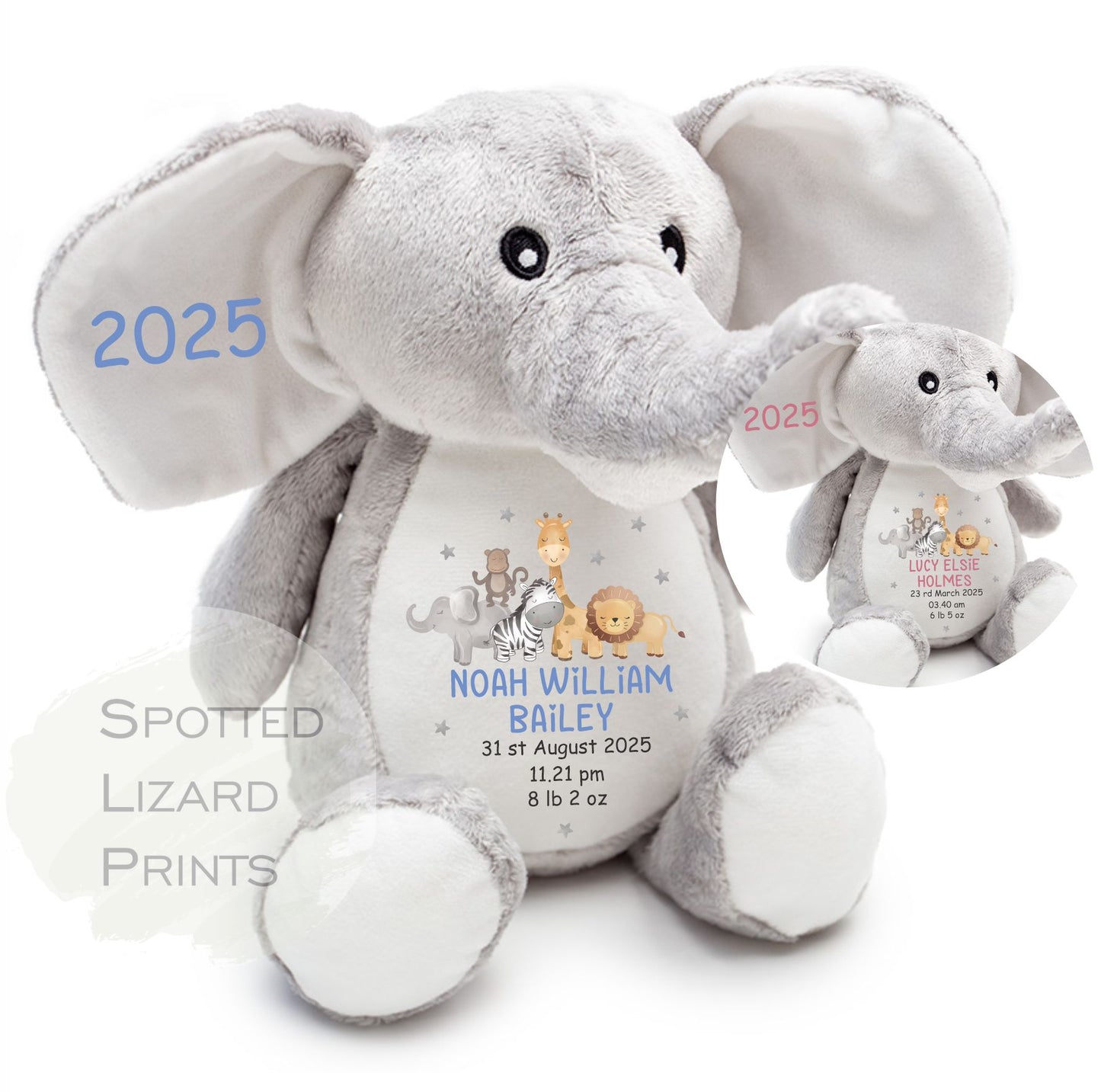 Born in 2026 soft toy. Personalised born in 2026 teddy