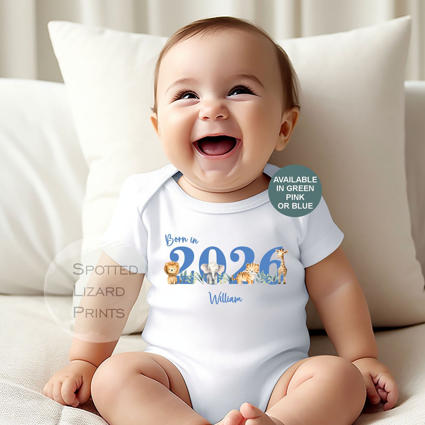 Born in 2026 - Personalised Baby vest - Born in 2026 Baby Grow - Born in 2026 Baby clothes - Born in 2026 sleepsuit - personalised Baby clothes