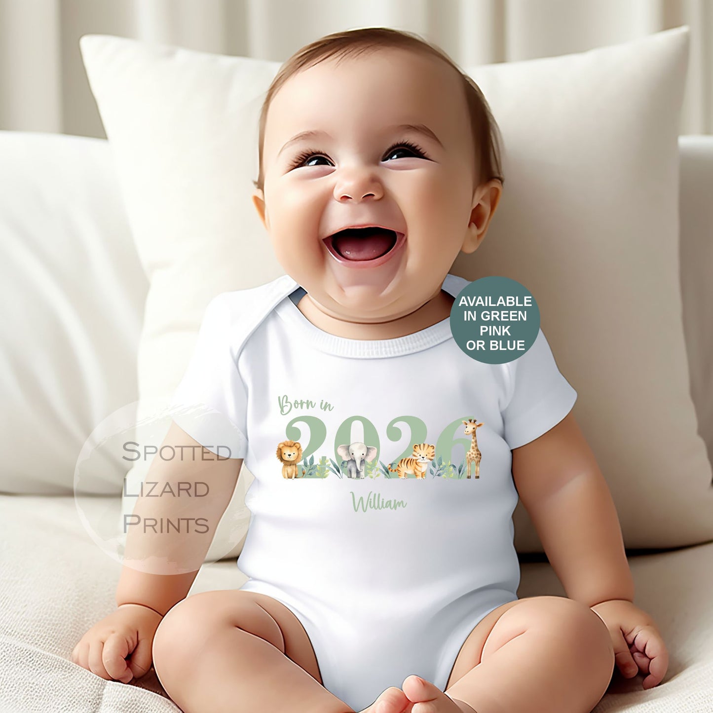 Born in 2026 - Personalised Baby vest - Born in 2026 Baby Grow - Born in 2026 Baby clothes - Born in 2026 sleepsuit - personalised Baby clothes