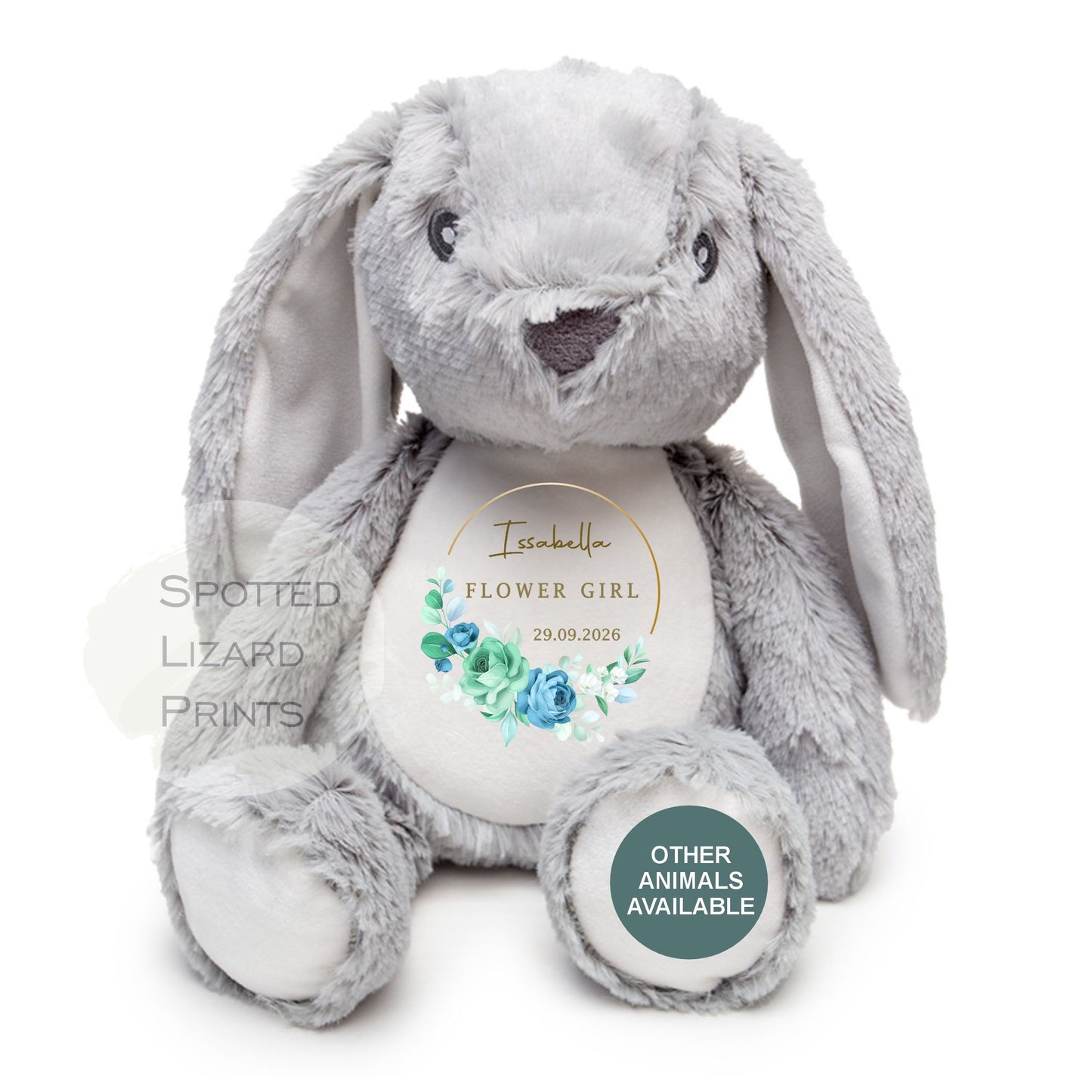 Personalised Thank you Flower girl teddy