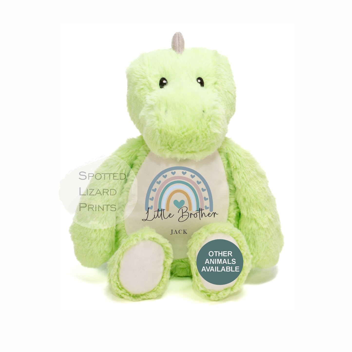 Personalised Big Brother, Little Brother, Big Sister, Little Sister Soft Toy - New Baby Gift - Baby Shower - Christening Gift - Baby Girl Baby Boy