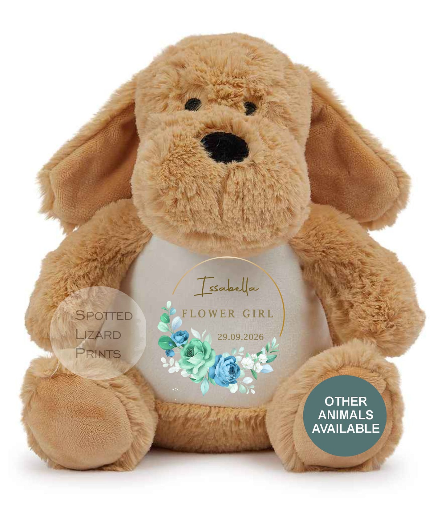 Personalised Thank you Flower girl teddy