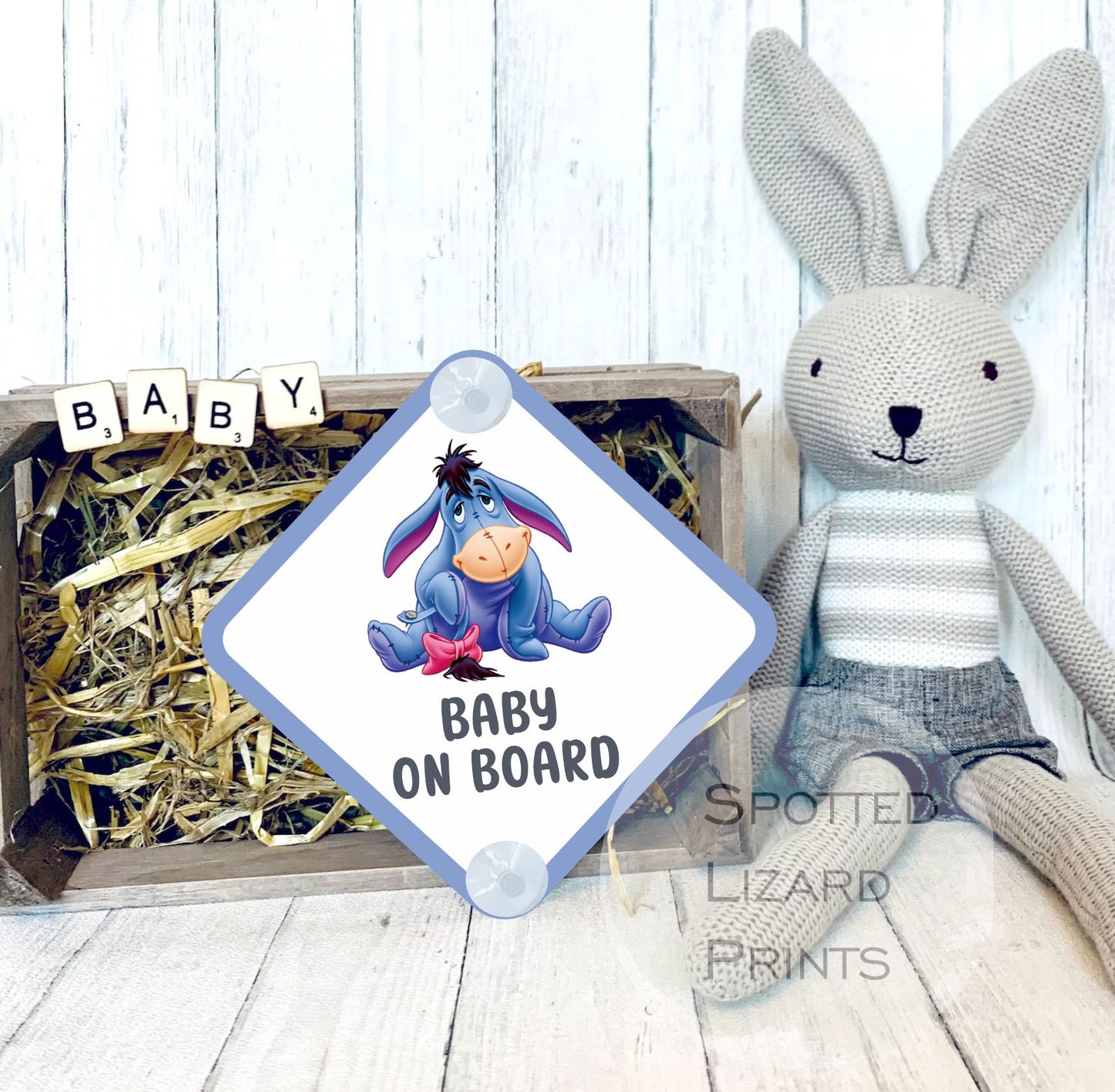 Eeyore - Winnie the Pooh Baby on Board Car Sign - Baby on Board | Child on Board