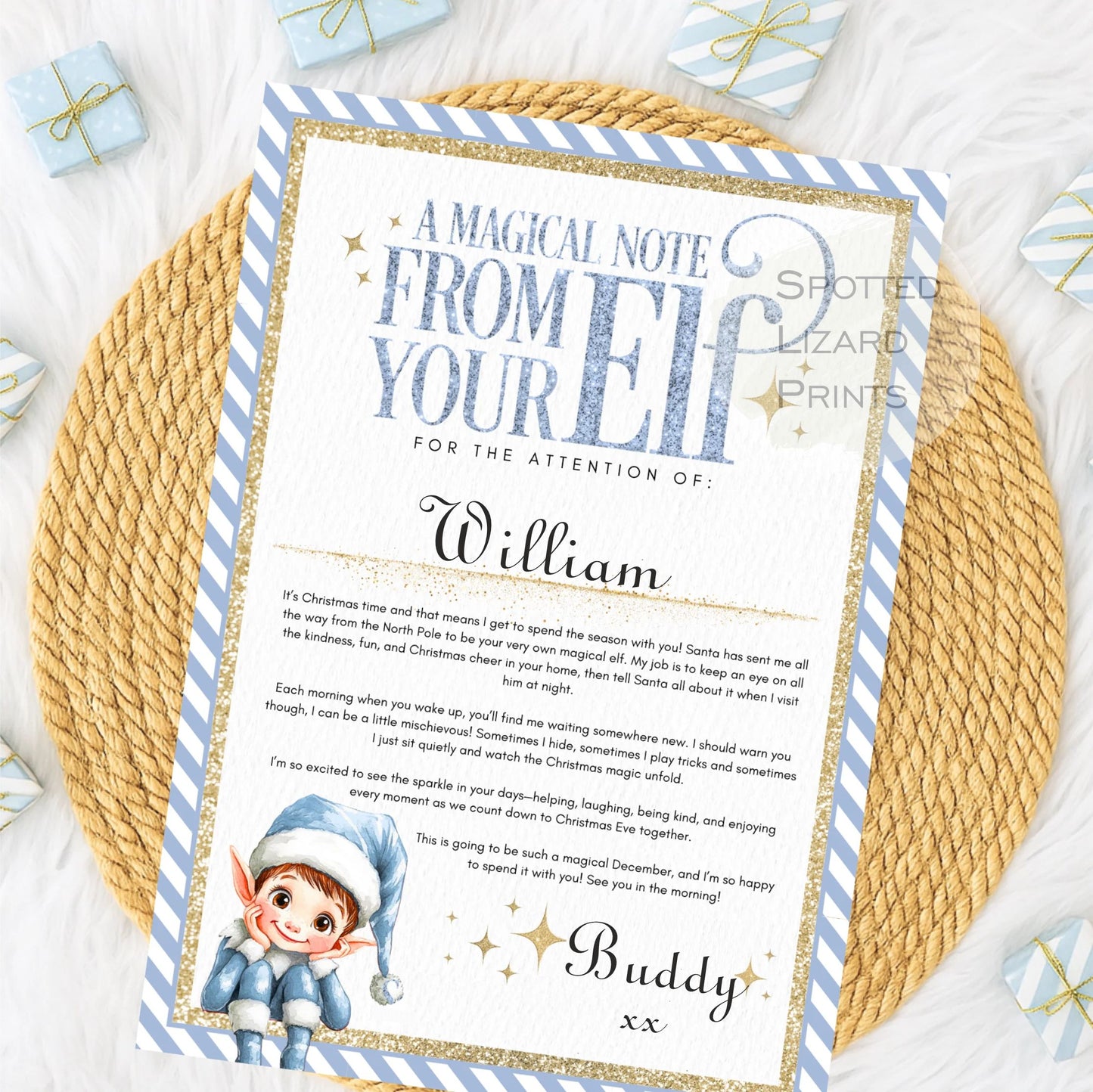 Letter from Elf