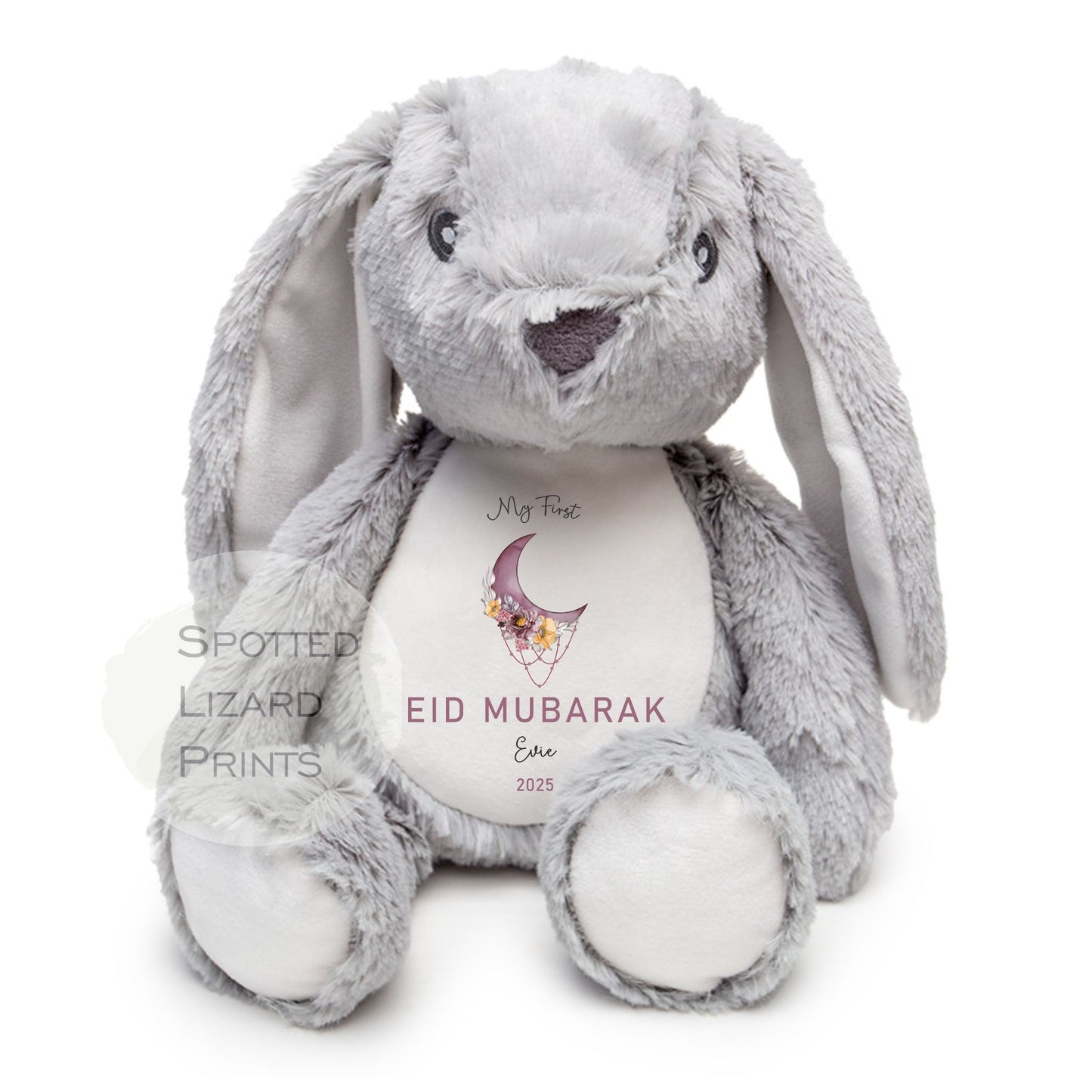 My first Eid soft Toy. Personalised Gift for Kids. Eid Rabbit Teddy.