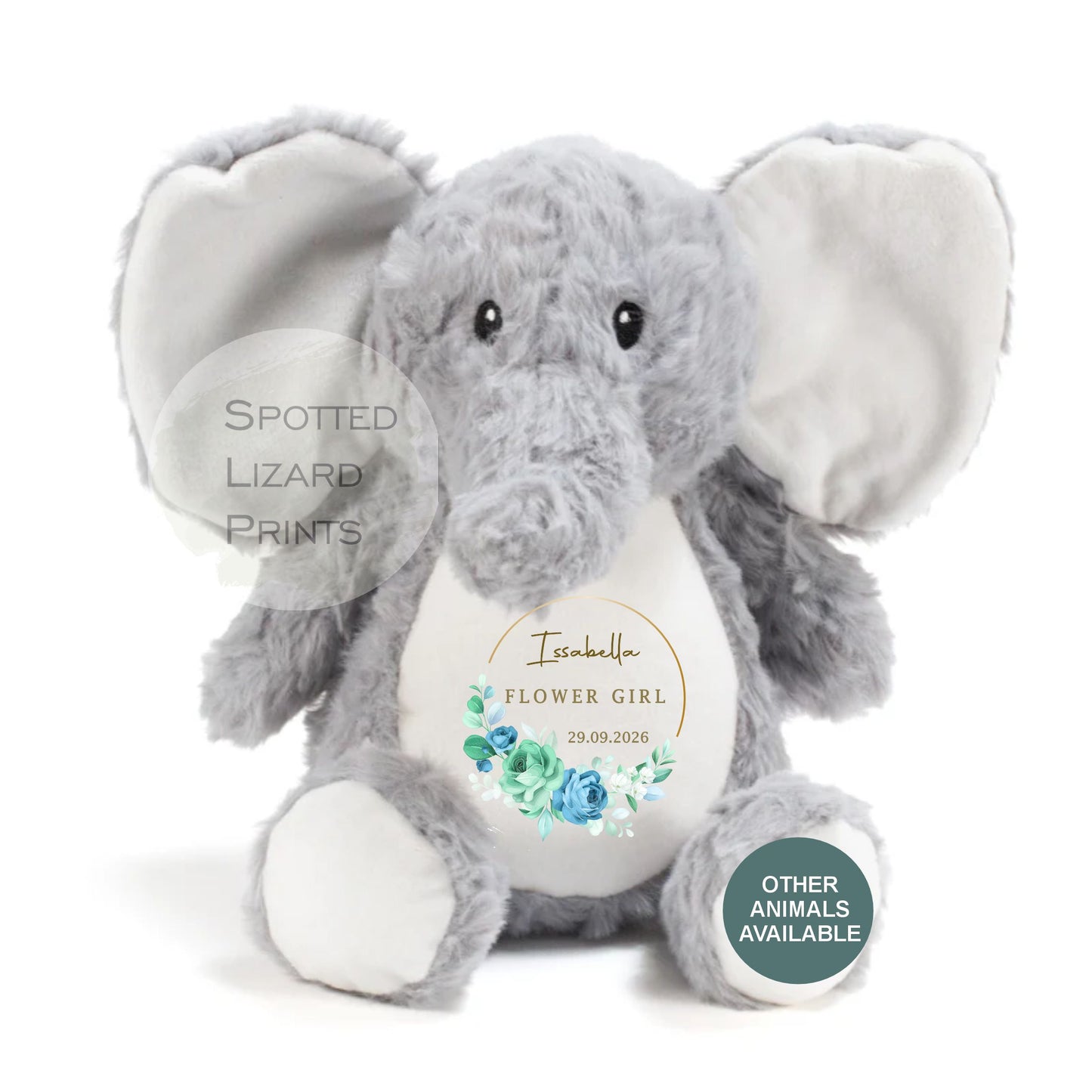 Personalised Thank you Flower girl teddy