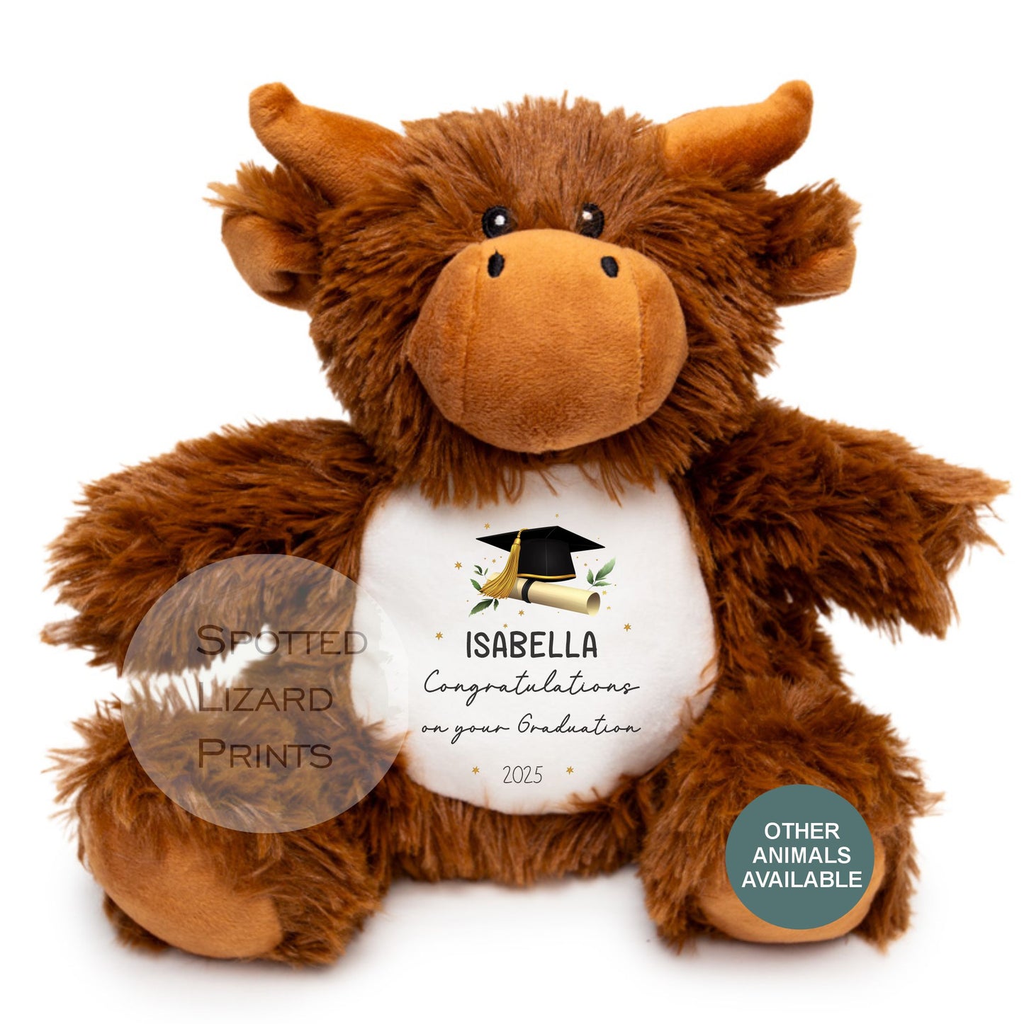 Personalised Graduation Soft Toy, Graduate Keepsake Teddy, Nursery Leaver, Preschool Leaver Teddy, Graduation Gift 2025, University Graduate