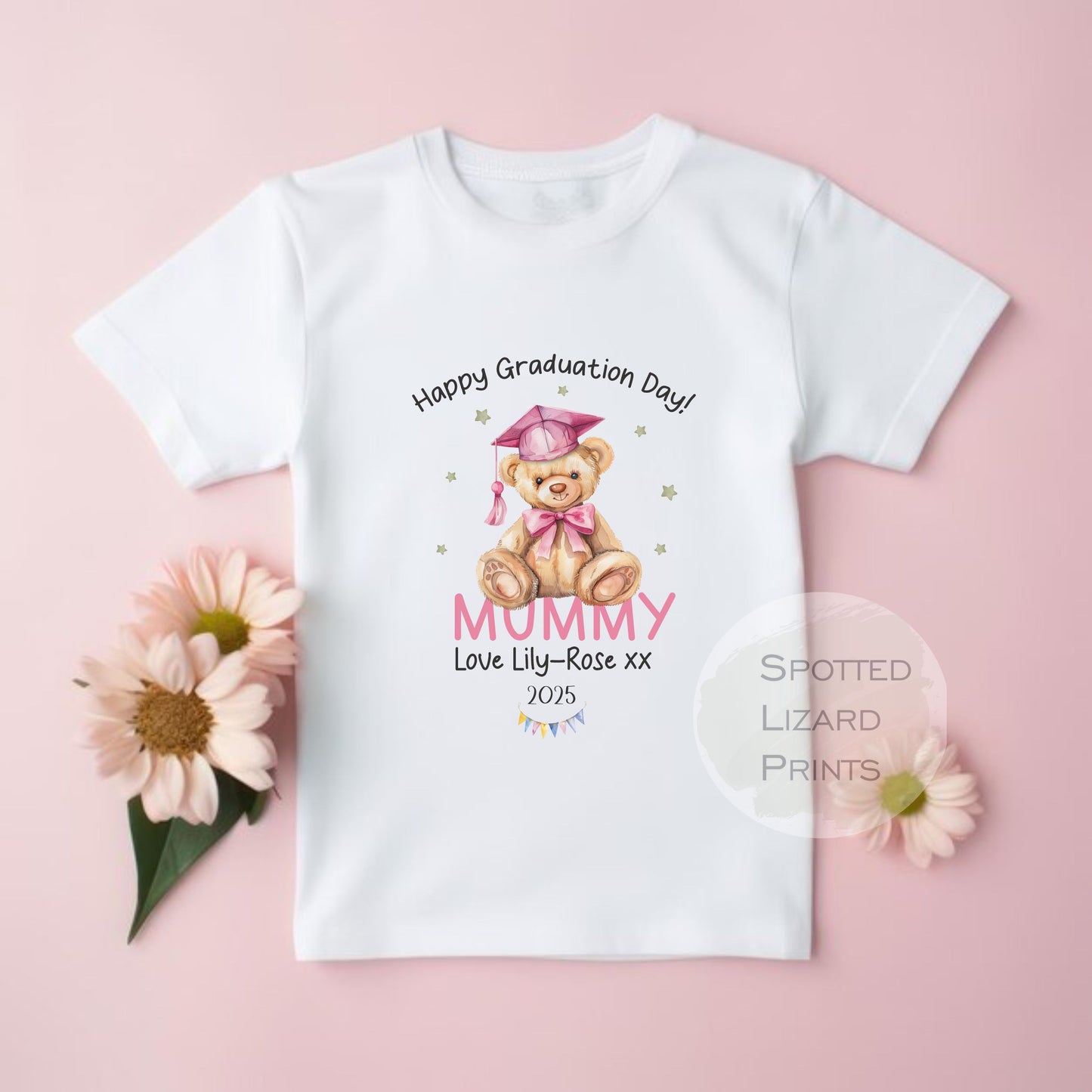 Personalised Happy Graduation Mummy, Graduation Mummy, Auntie, Baby Outfit - Congratulation on your Graduation Day Babygrow, Vest, Sleepsuit or T-shirt