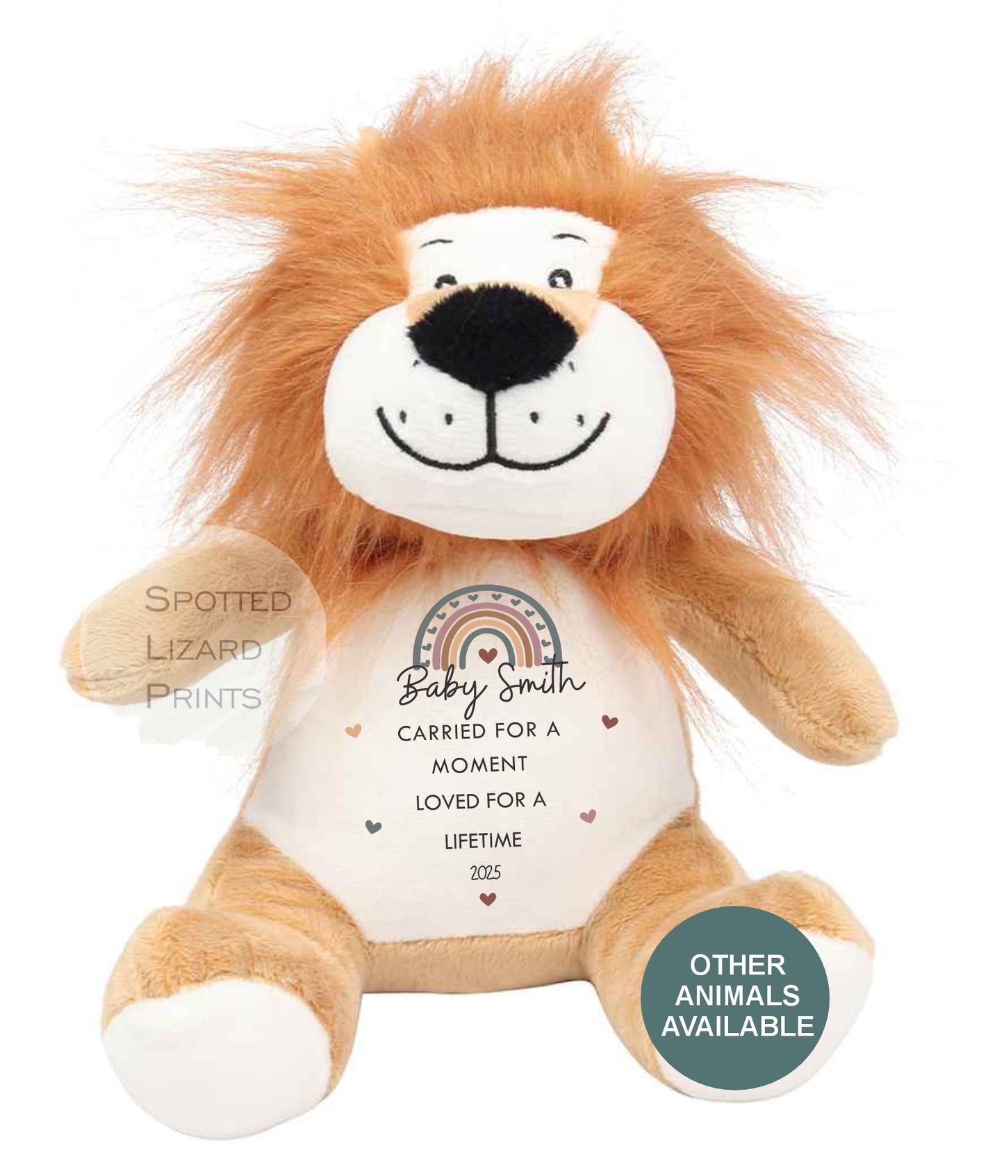 Personalised Baby Loss Teddy - Miscarriage Teddy - Angel Baby - Still Born Gifts - Baby Memorial Keepsake - Baby Loss Keepsake