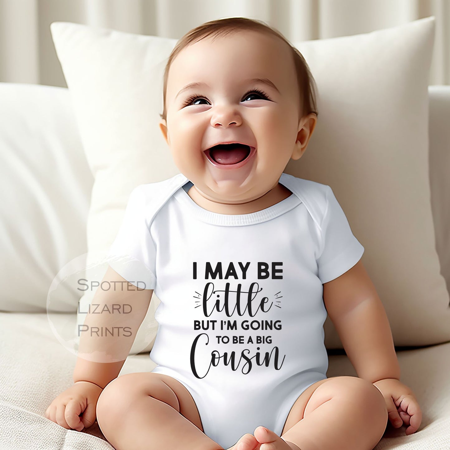 Promoted to Big Cousin Kids Baby Vest, Sleepsuit or T-shirt - Cousin Toddler Clothing Cute Cousin Gift Idea - Older Cousin Top