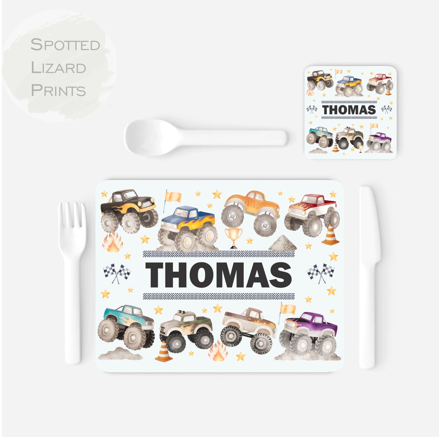 Placemat. Personalised placemat. Gift for Kids.
