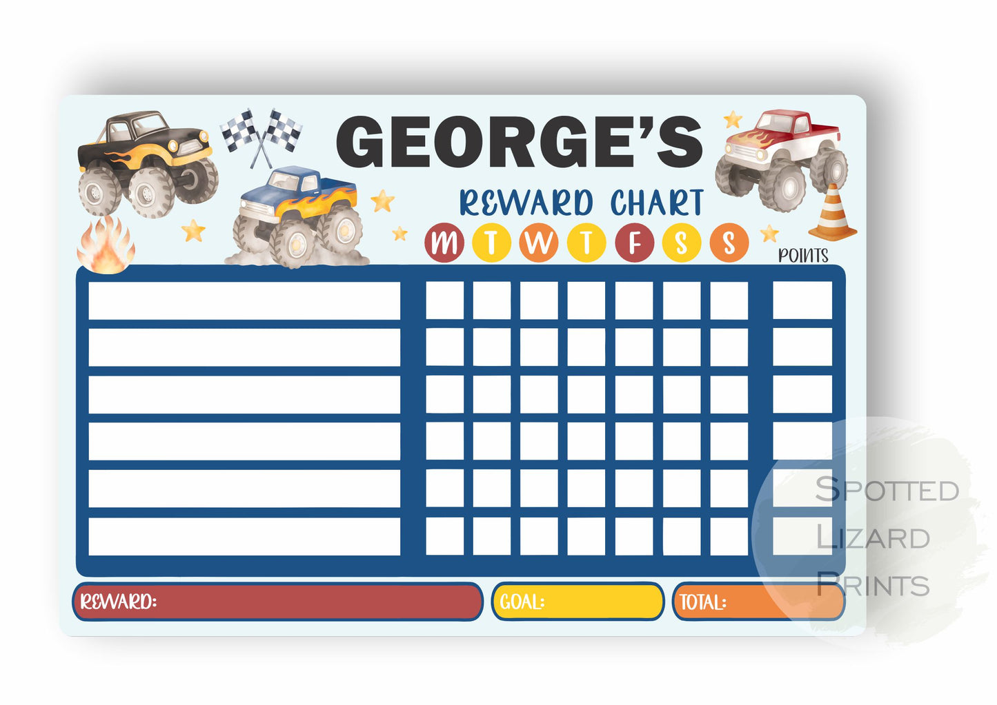 Reward Chart for Kids.