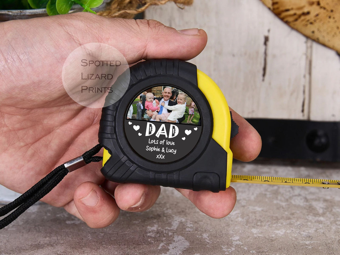 Personalised tape measure