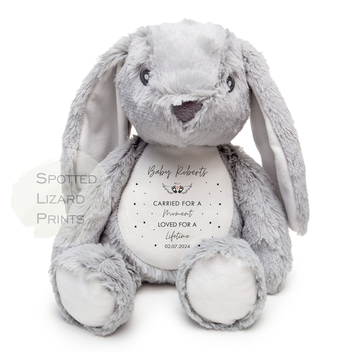 Baby Loss Teddy. Miscarriage remembrance teddy. Angel Baby. Still born. Personalised Teddy