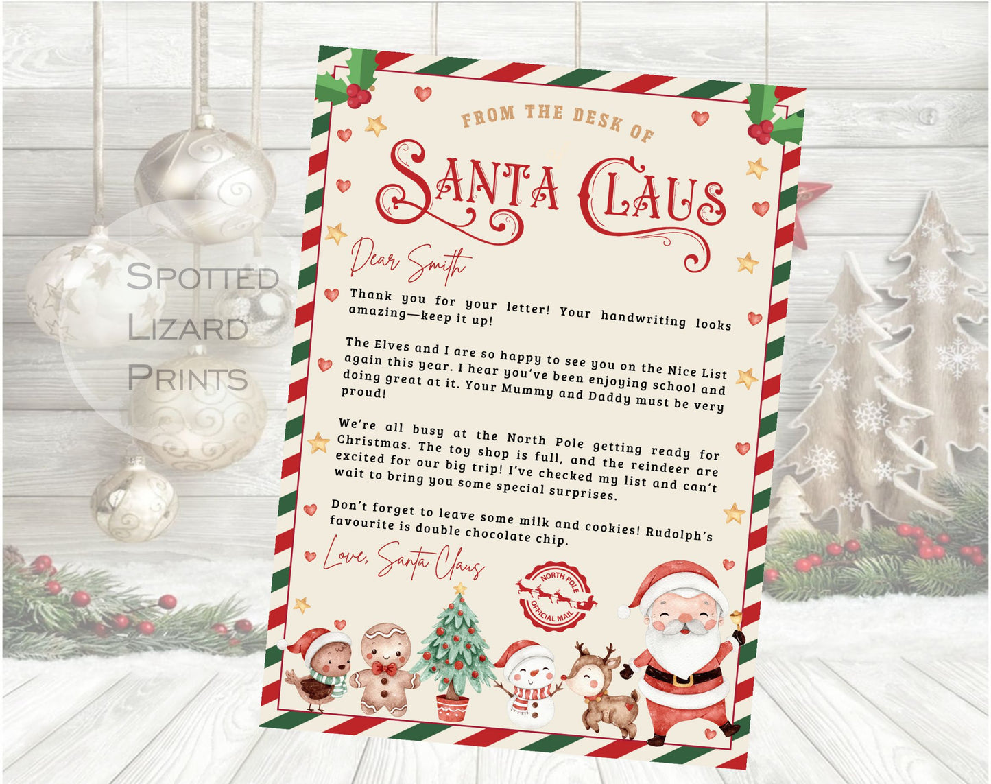 Santa certificate