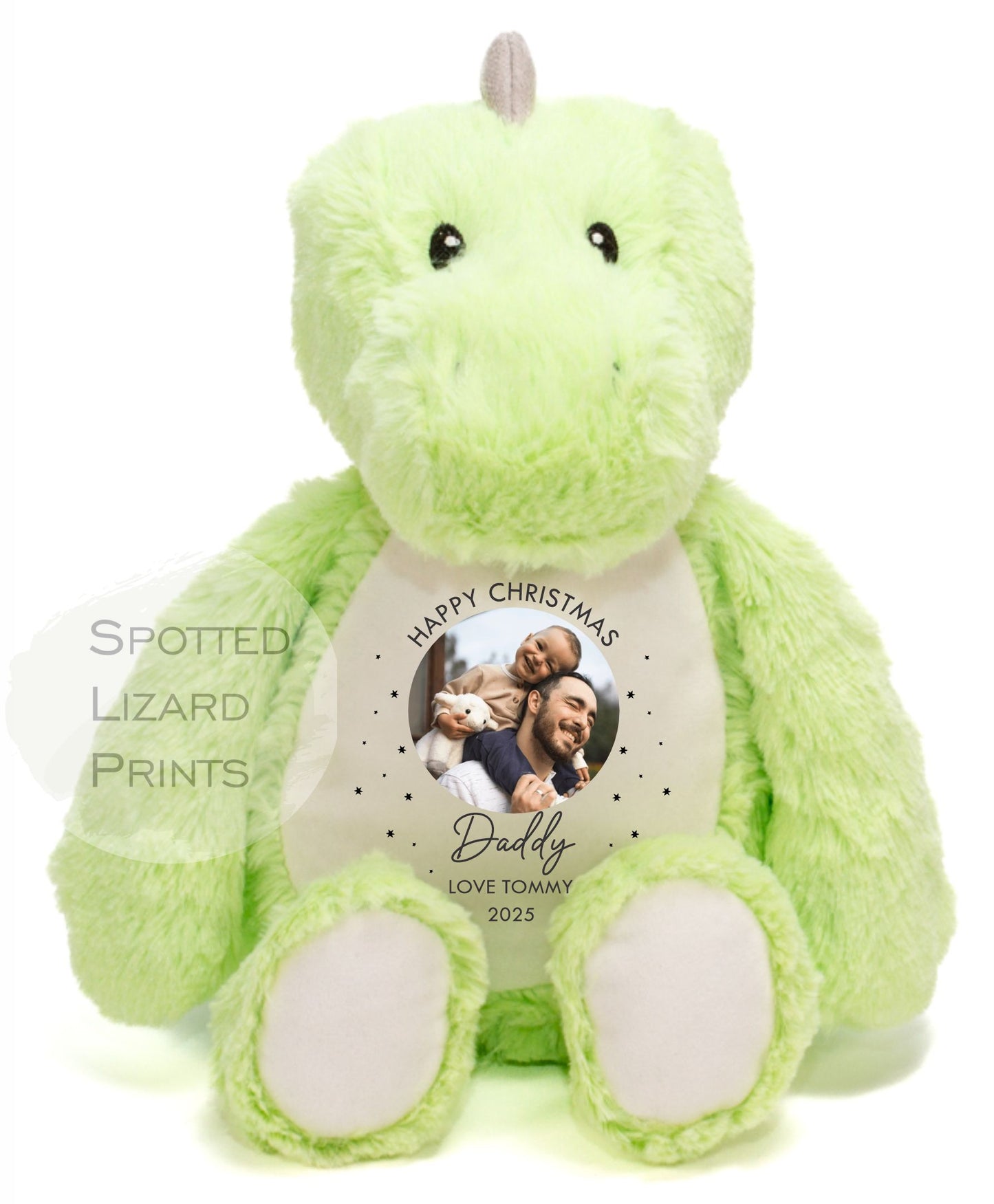 Christmas gift for new born Babies. Personalised soft toy. Baby scan image printed on.