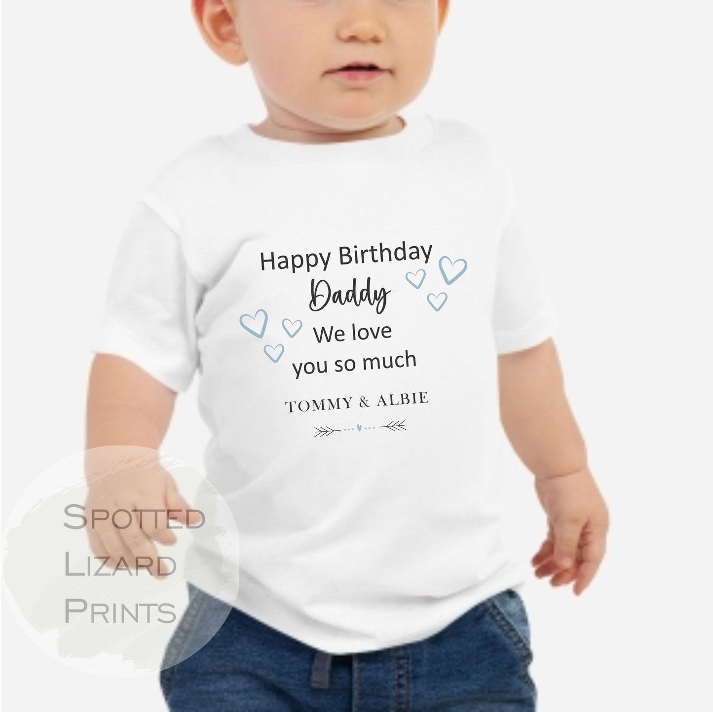 Happy Birthday DADDY Baby Outfit (First Birthday 1st Birthday Daddy Dad Birthday l New Dad Gift)