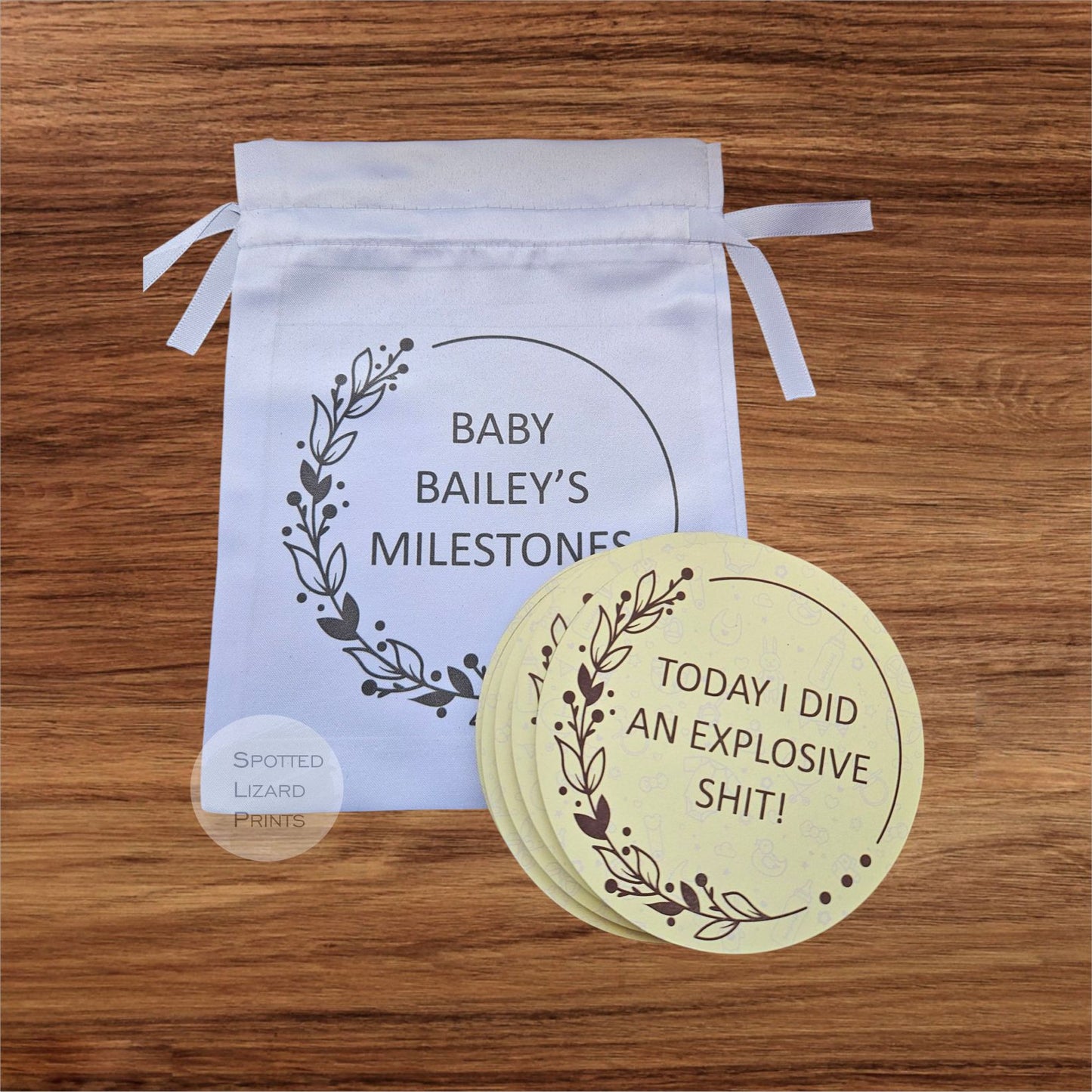 Funny/Sweary Baby milestone Disc