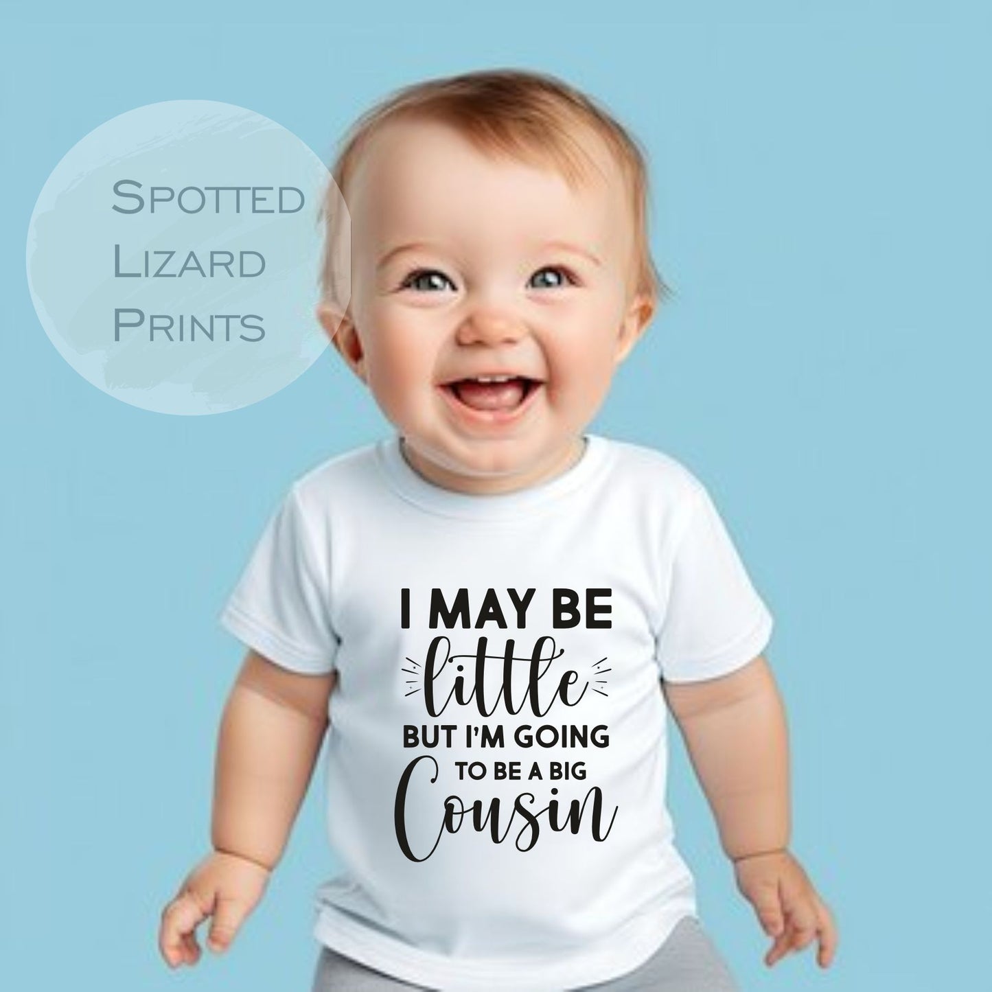 Promoted to Big Cousin Kids Baby Vest, Sleepsuit or T-shirt - Cousin Toddler Clothing Cute Cousin Gift Idea - Older Cousin Top