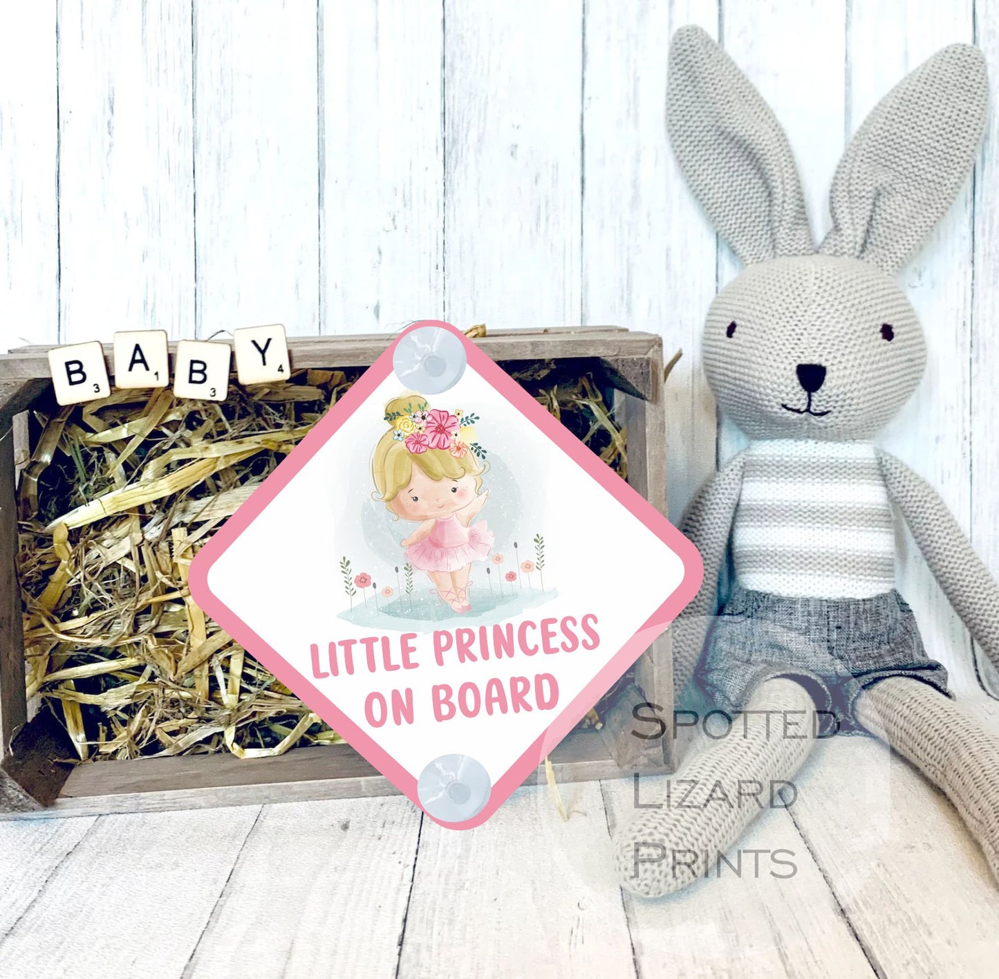 Little Princess Baby on Board Car Sign - Baby on Board | Child on Board