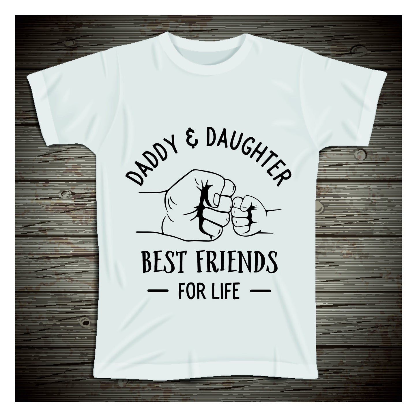 Daddy & Daughter Best Friends Matching T-Shirts | Set - Daddy and Son T-shirts