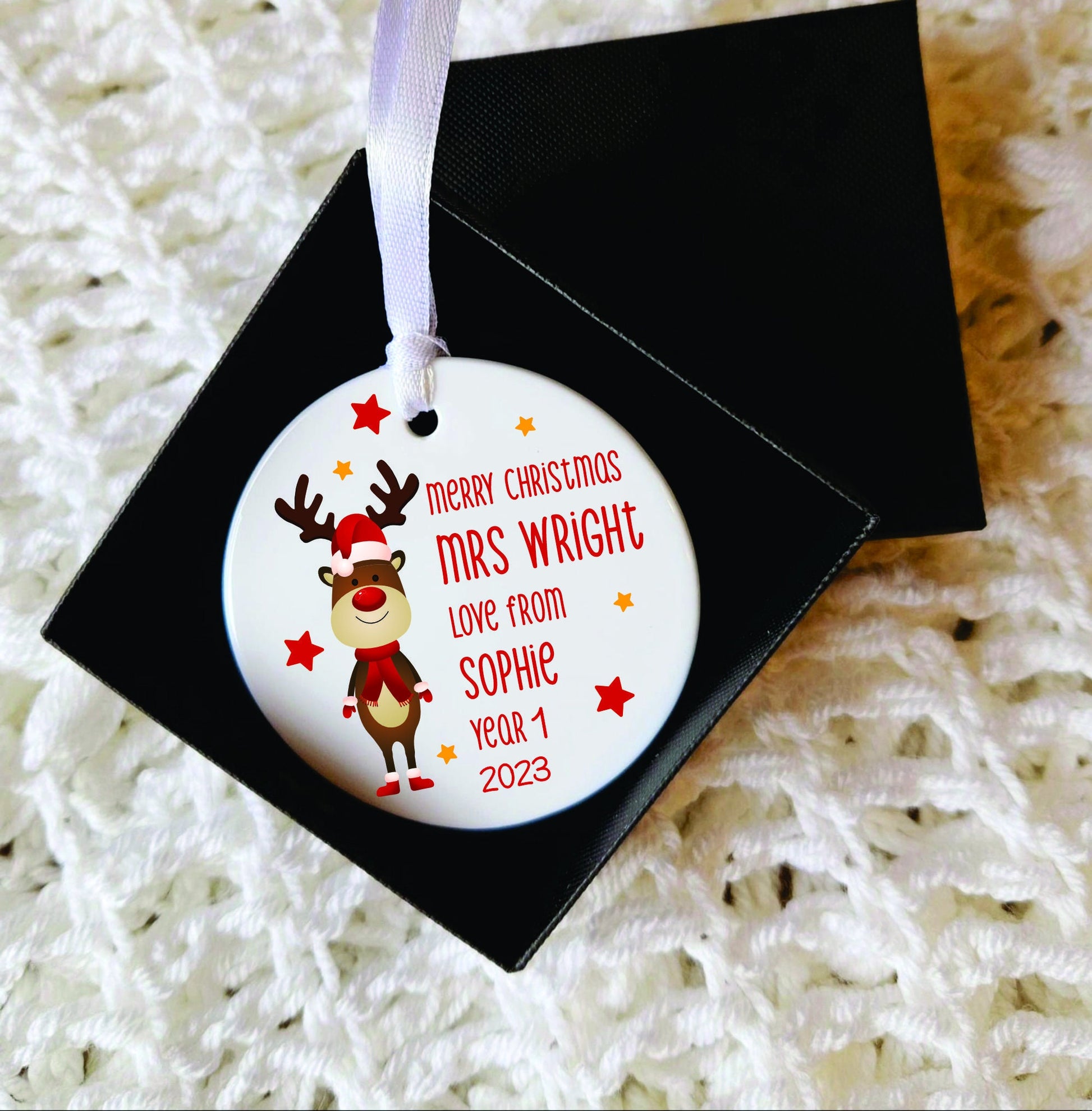 Personalised Teacher Christmas Bauble - Personalised xmas Baubles - Personalised Christmas Baubles - Personalised Baubles - Personalised 1st Christmas Baubles - Personalised Christmas Bauble - Christmas Bauble personalise