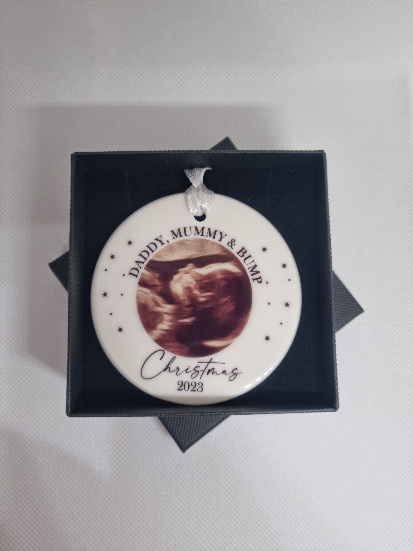 Baby scan bauble