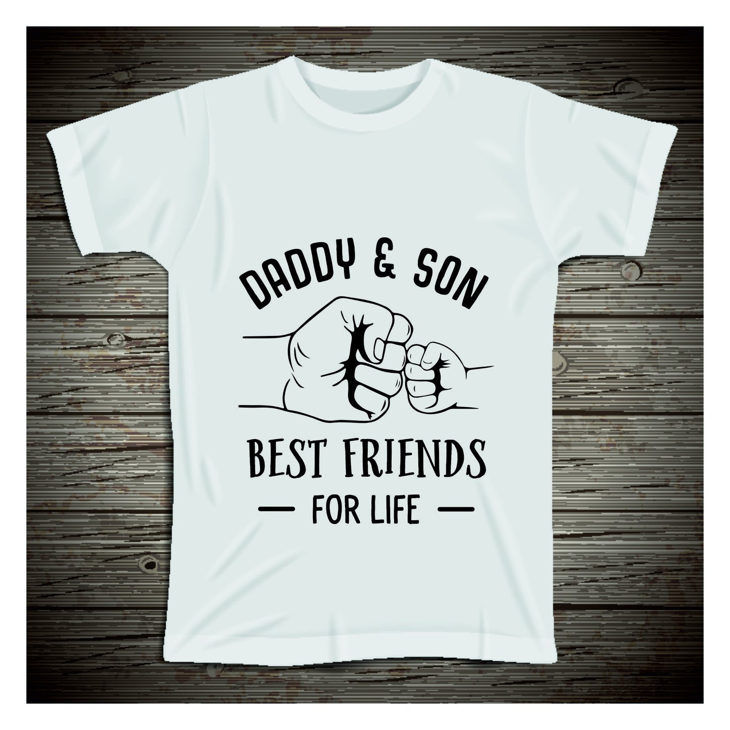 Daddy & Daughter Best Friends Matching T-Shirts | Set - Daddy and Son T-shirts