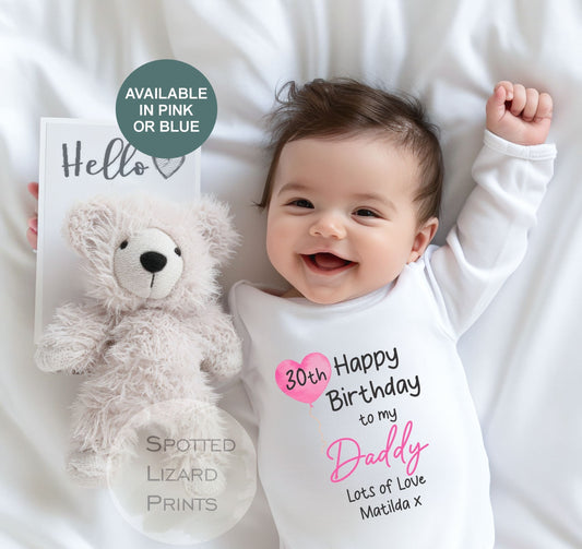 Happy Birthday Daddy Baby grow