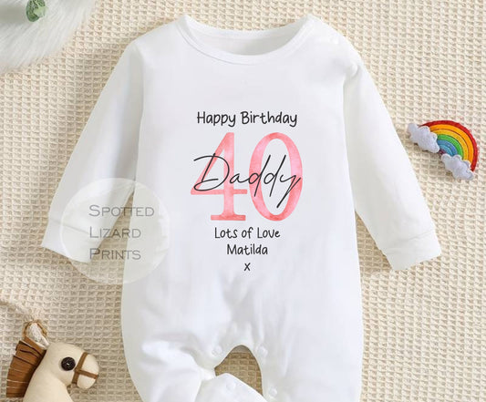 Happy 40th Birthday Daddy