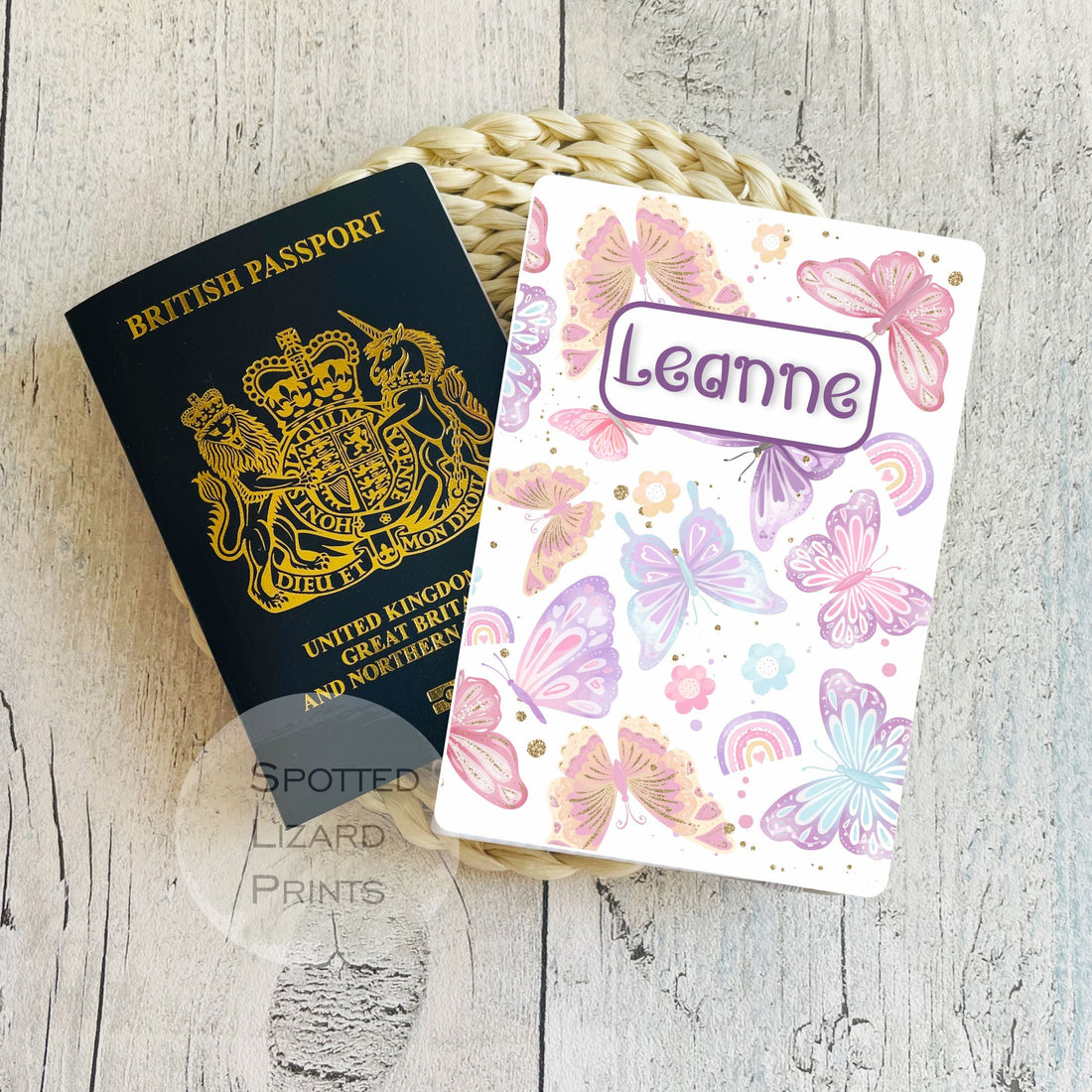 Personalised First Passport Cover - 1st Passport Holder - Kids Passport Cover - Baby Passport Holder - First Holiday - New Baby Gifts