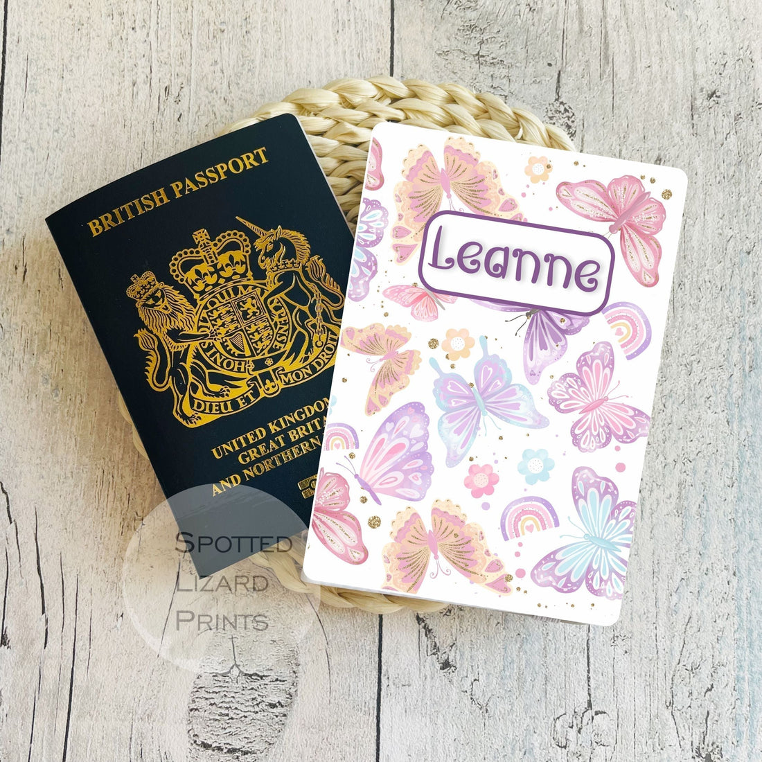 Personalised passport cover