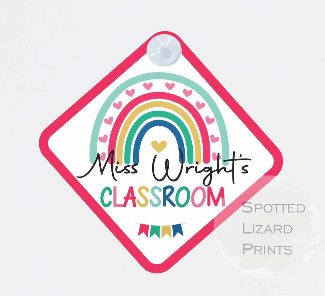 Teacher sign