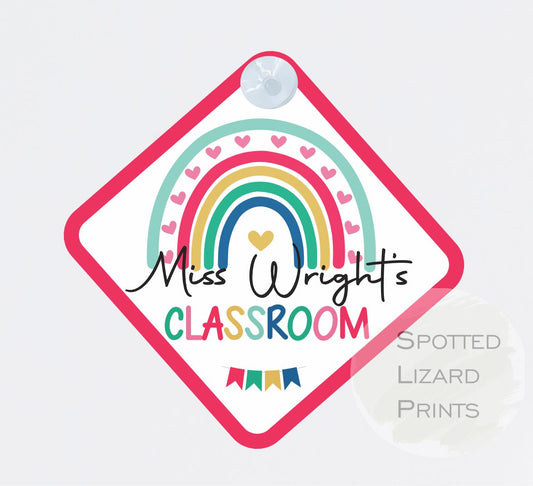 Teacher sign