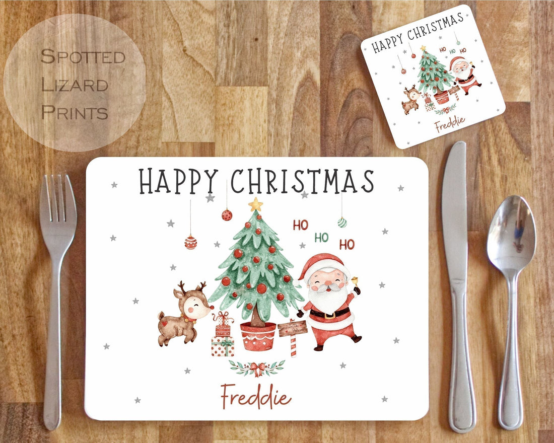 Placemats - Personalised Christmas Dinner Set