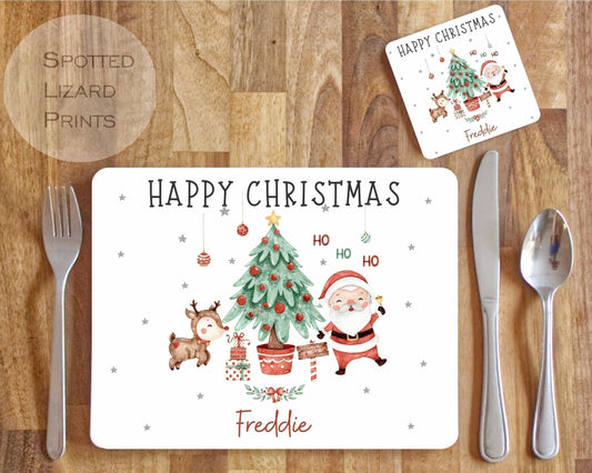 Placemats - Personalised Christmas Dinner Set
