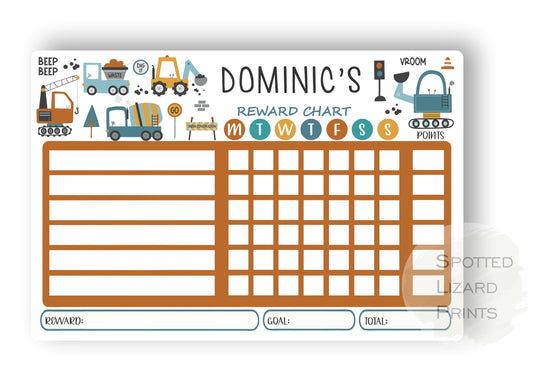 Reward chart for kids