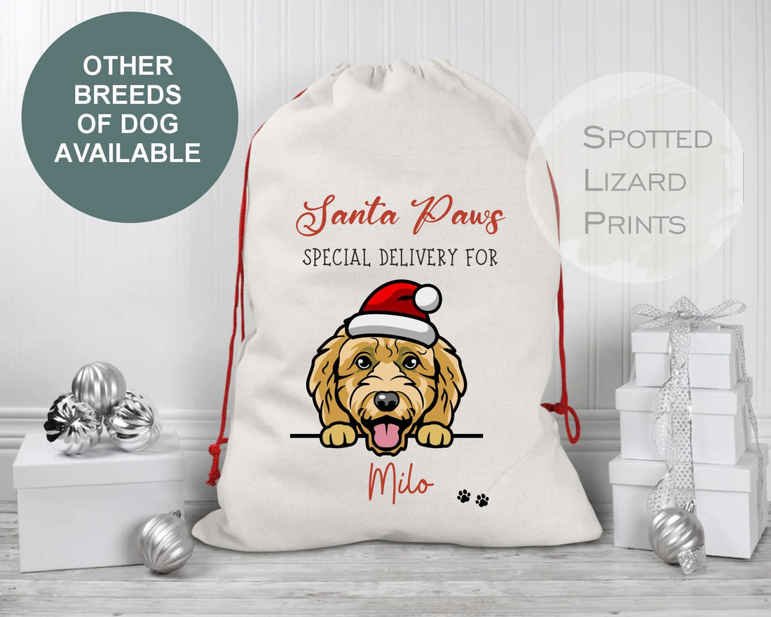 Dog Christmas Sacks - Personalised