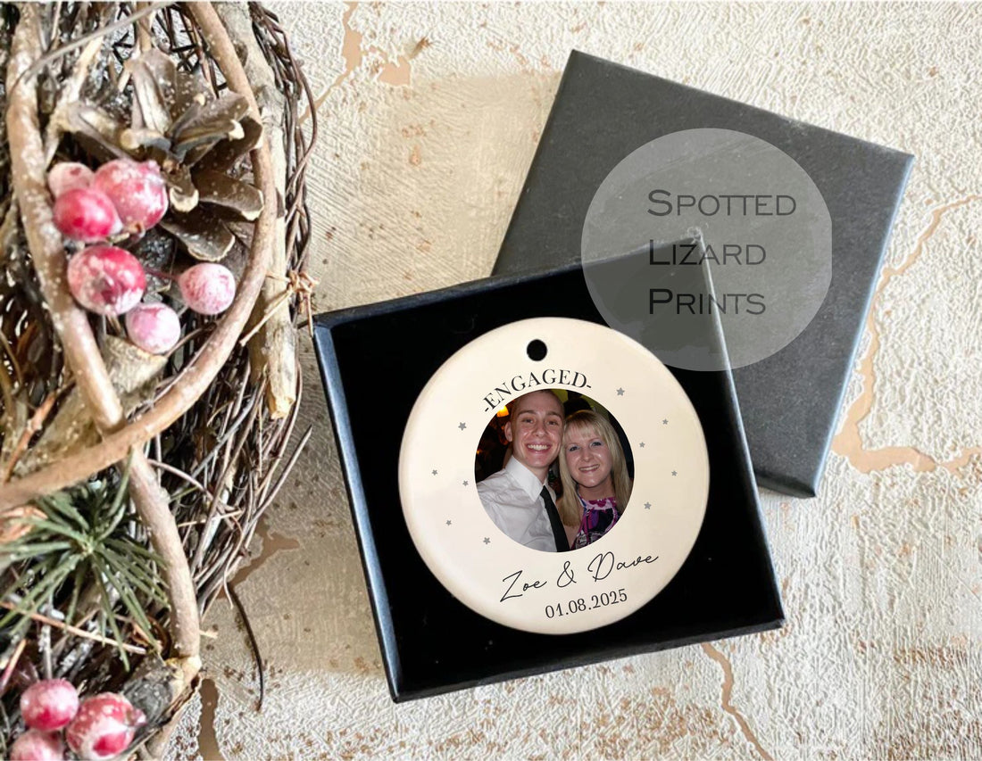 engaged personalised gift