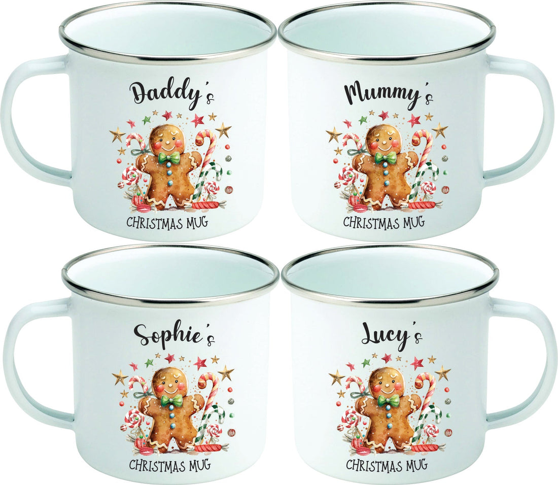 Enamel Mugs - Christmas Gift