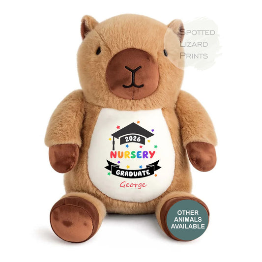 Capybara graduation Teddy