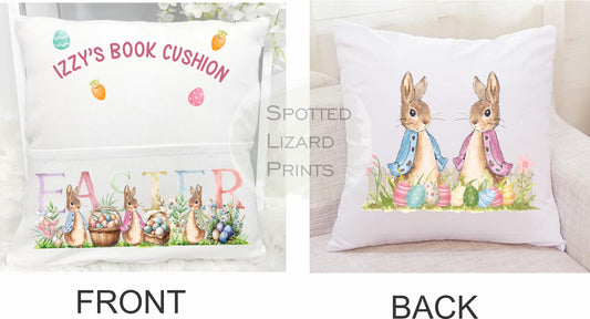 Personalised Easter Cushion. 
