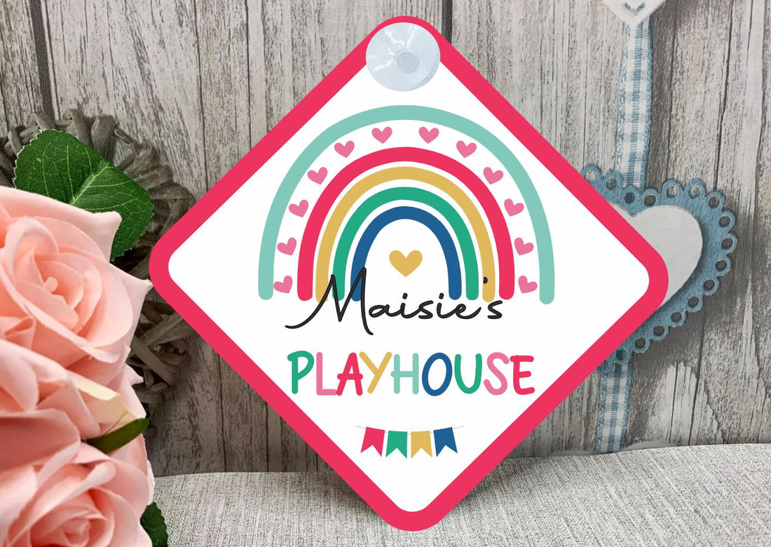 Playhouse Door sign - Personalised Gift